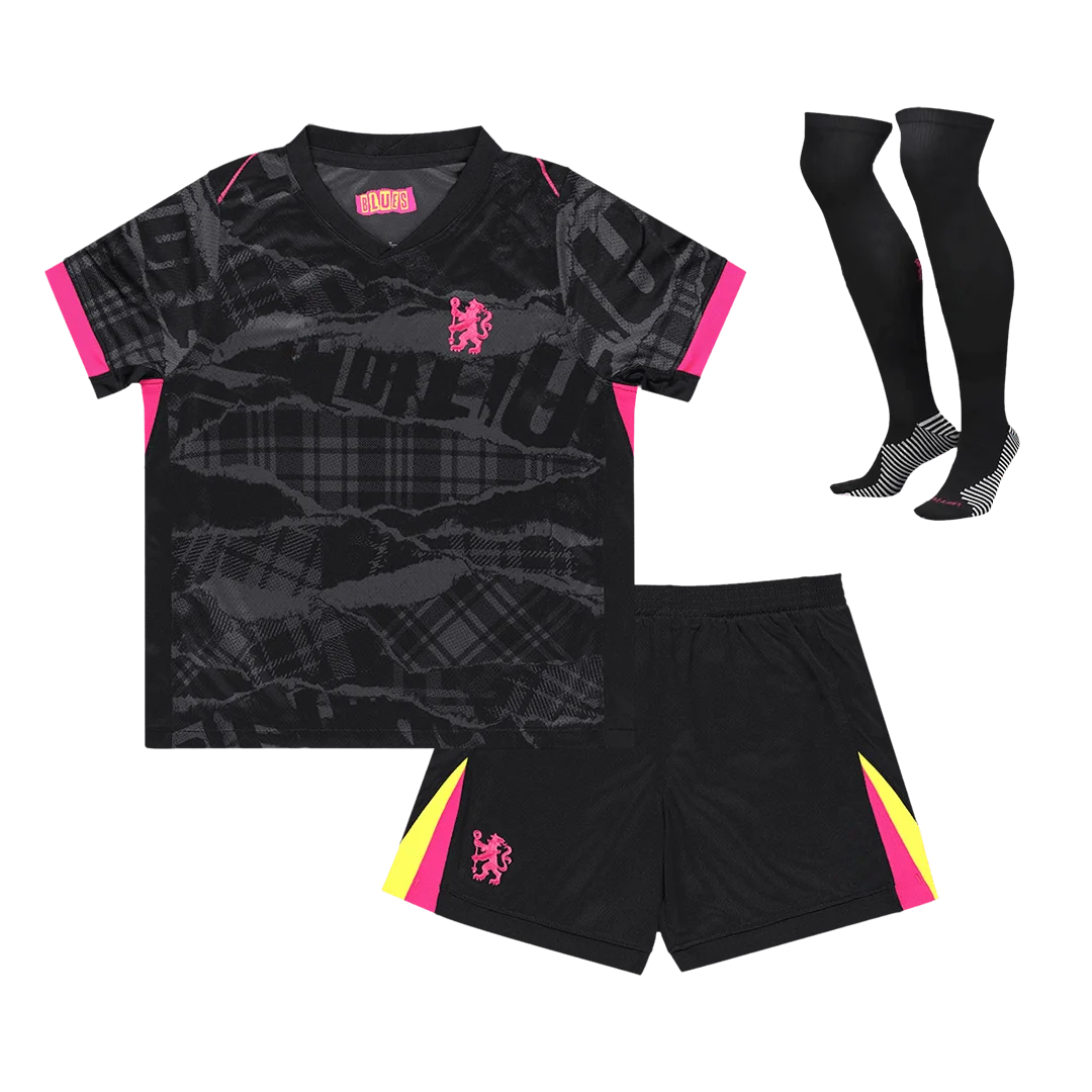 Chelsea Third Away Kids Soccer Jerseys Full Kit
