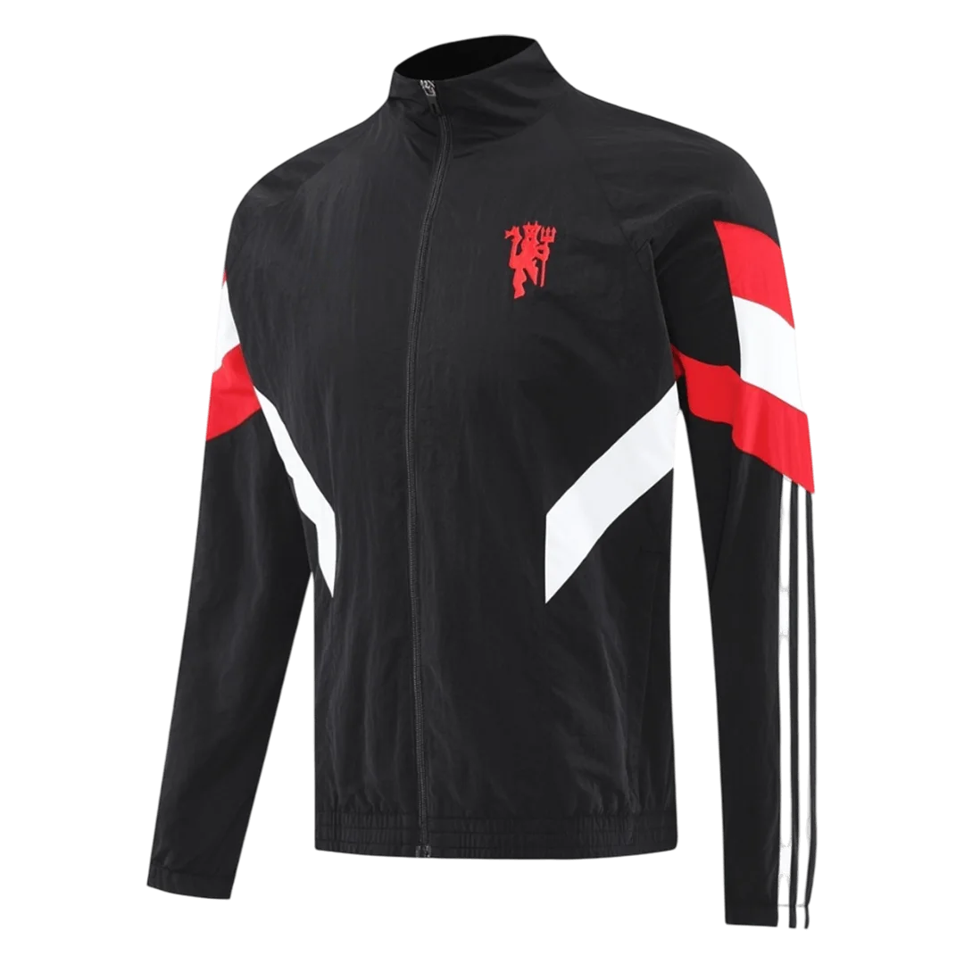 Manchester United Windbreaker Jacket 2025/26 – Black