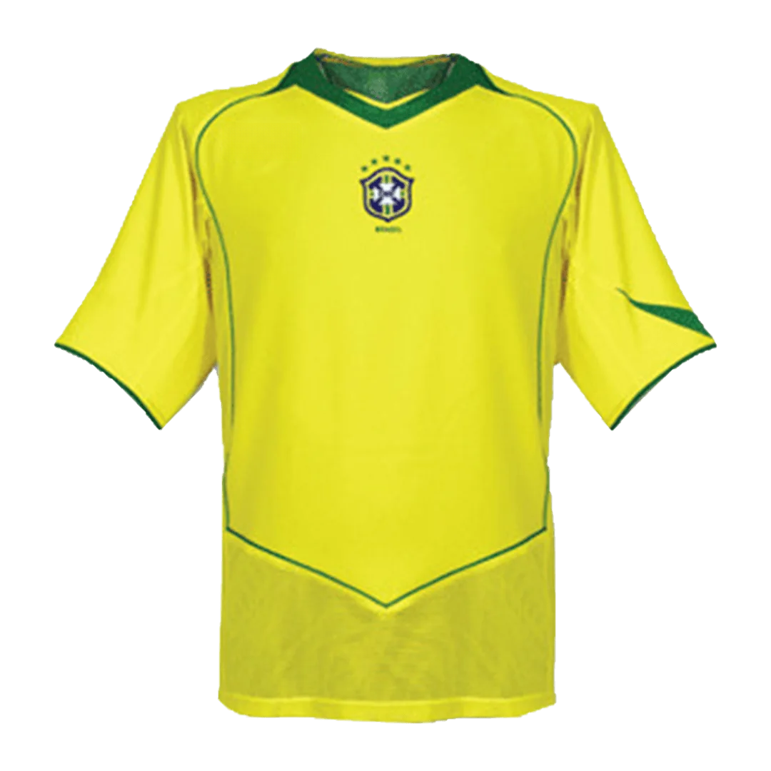 Retro Soccer Jersey Brazil Home 2004