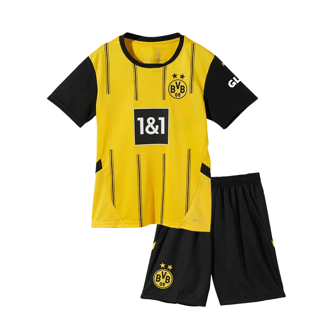 Borussia Dortmund Home Free Kids Jerseys Kit
