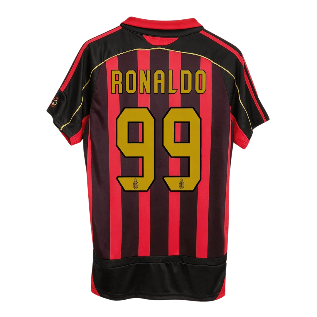 Retro Soccer Jersey RONALDO #99 AC Milan Home 2006/07