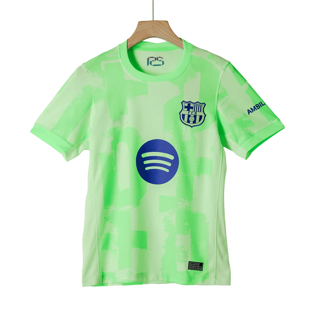 Barcelona Third Away Soccer Jersey – Spotify Logo Without Text