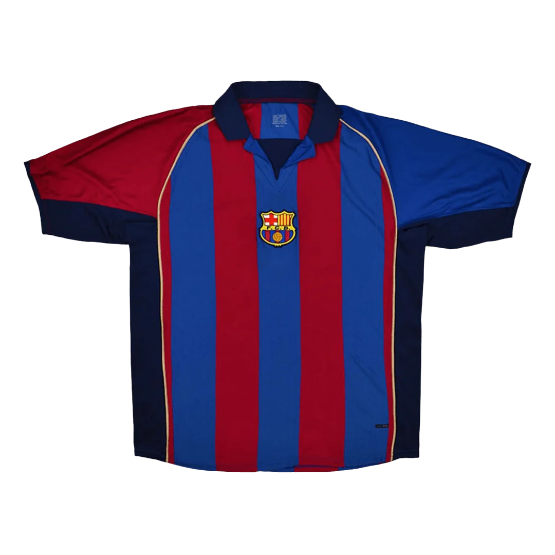 Retro Soccer Jersey Barcelona Home 2001/02