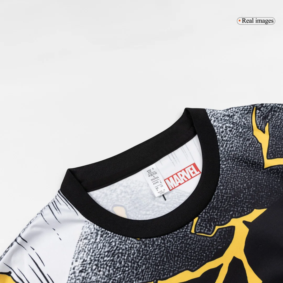 Real Madrid X Marvel Jersey 2025/26 Black&White
