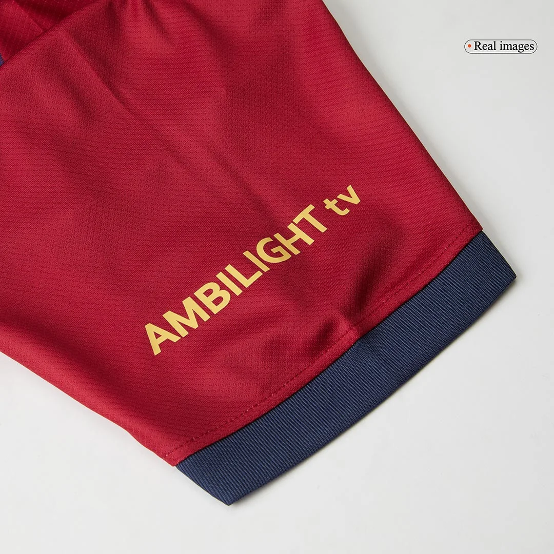 Barcelona Home Soccer Jersey -125th Anniversary (Spotify Logo Without Text)