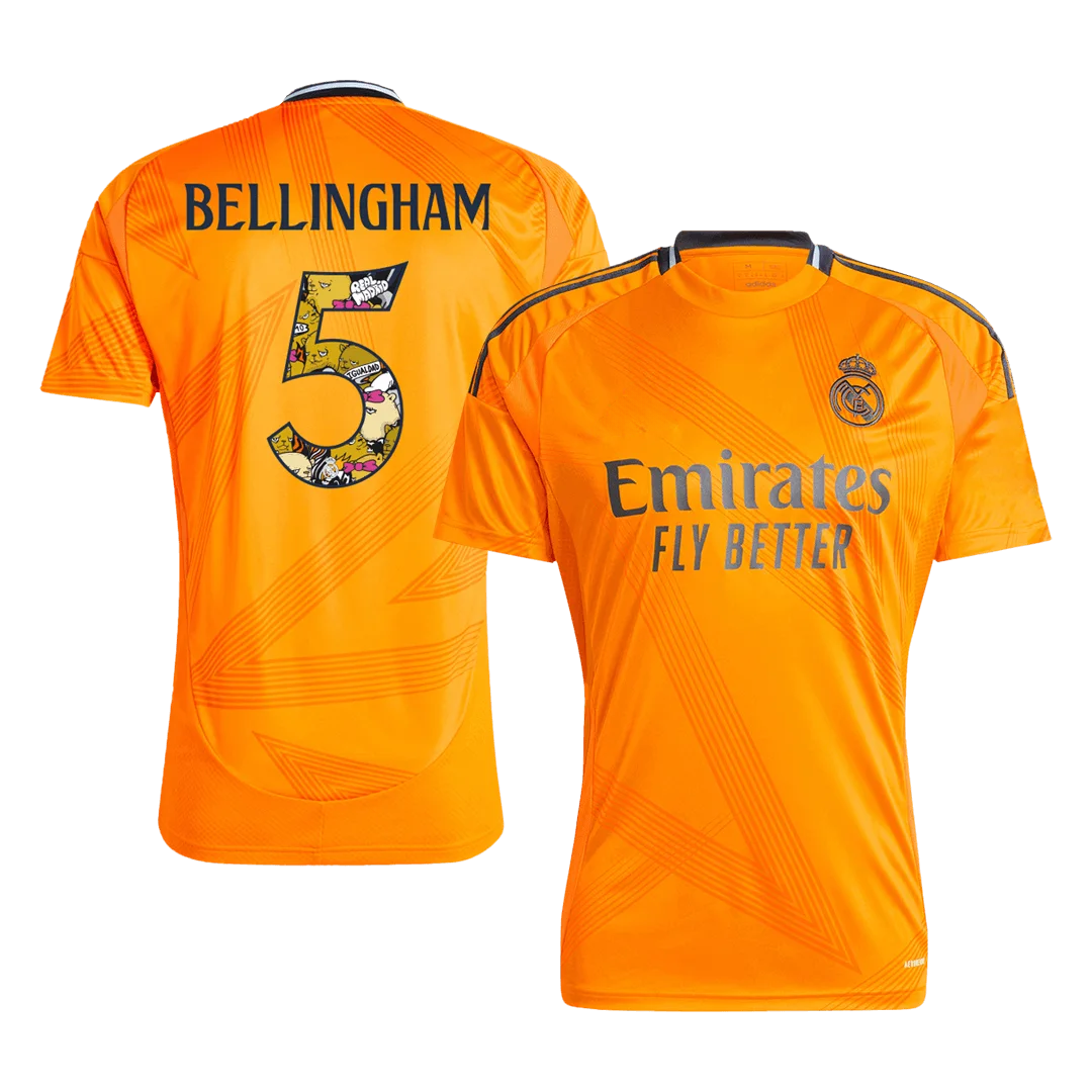 BELLINGHAM #5 Real Madrid Away Soccer Jersey