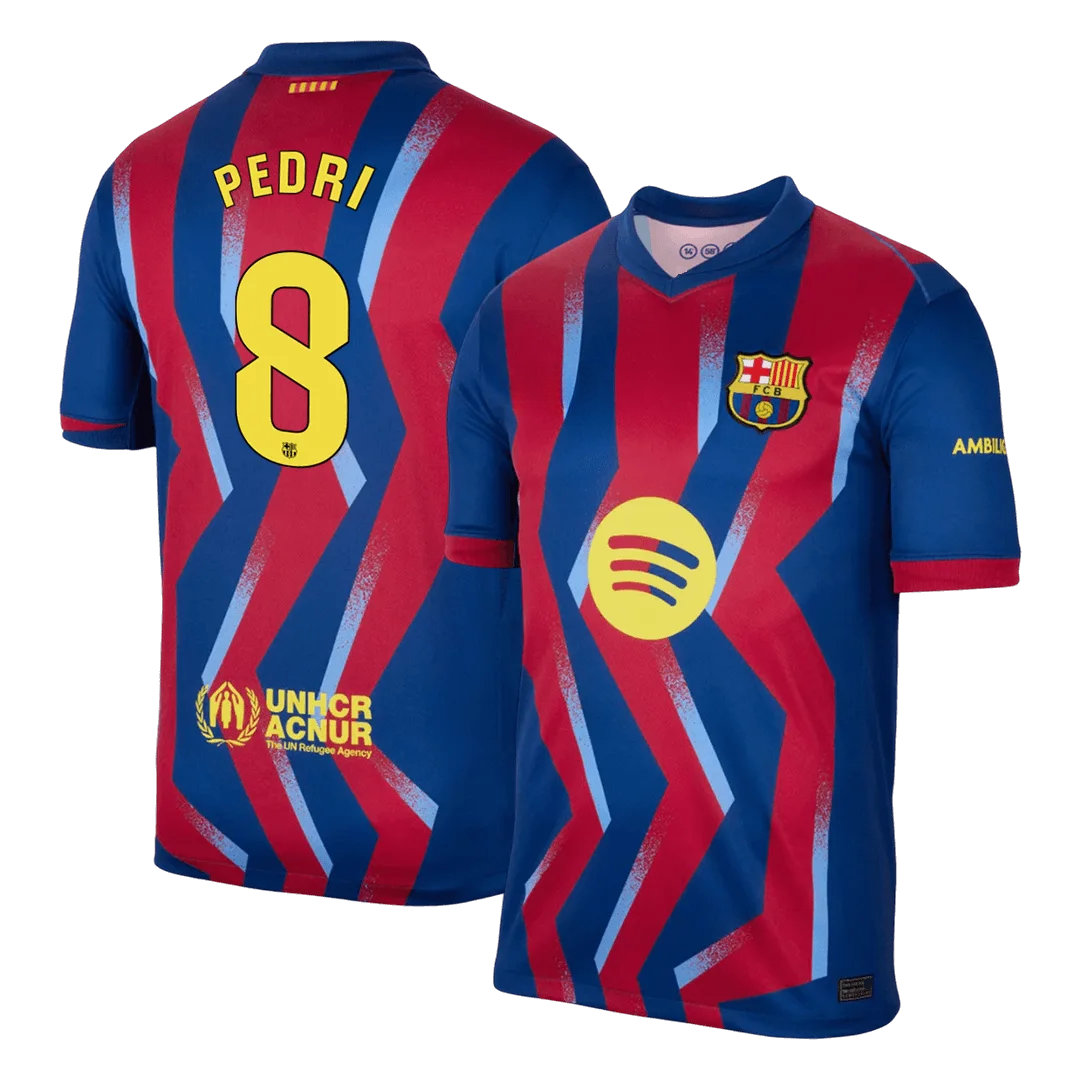 PEDRI #8 Barcelona Fourth Away Soccer Jersey 2025/26