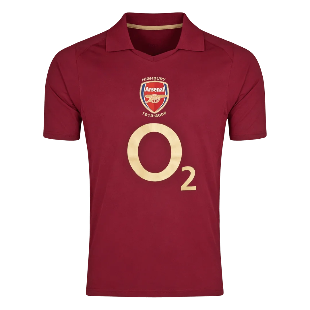 Retro Soccer Jersey Arsenal Home 2005/06