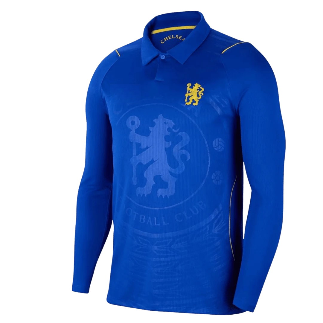 Chelsea Home Long Sleeve Kids Soccer Jerseys Kit 2026/27