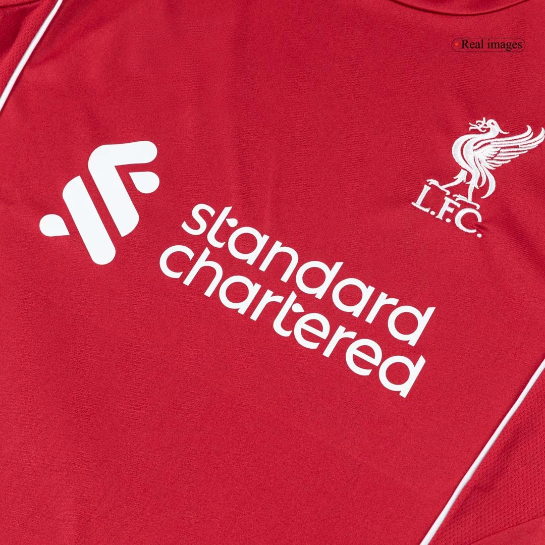 VIRGIL #4 Liverpool Home Soccer Jersey 2025/26