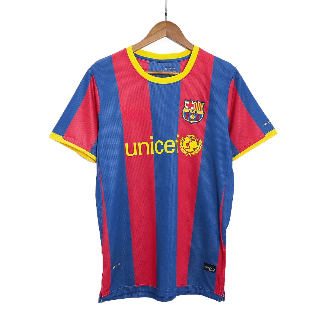 Retro Soccer Jersey DAVID VILLA #7 Barcelona Home 2010/11