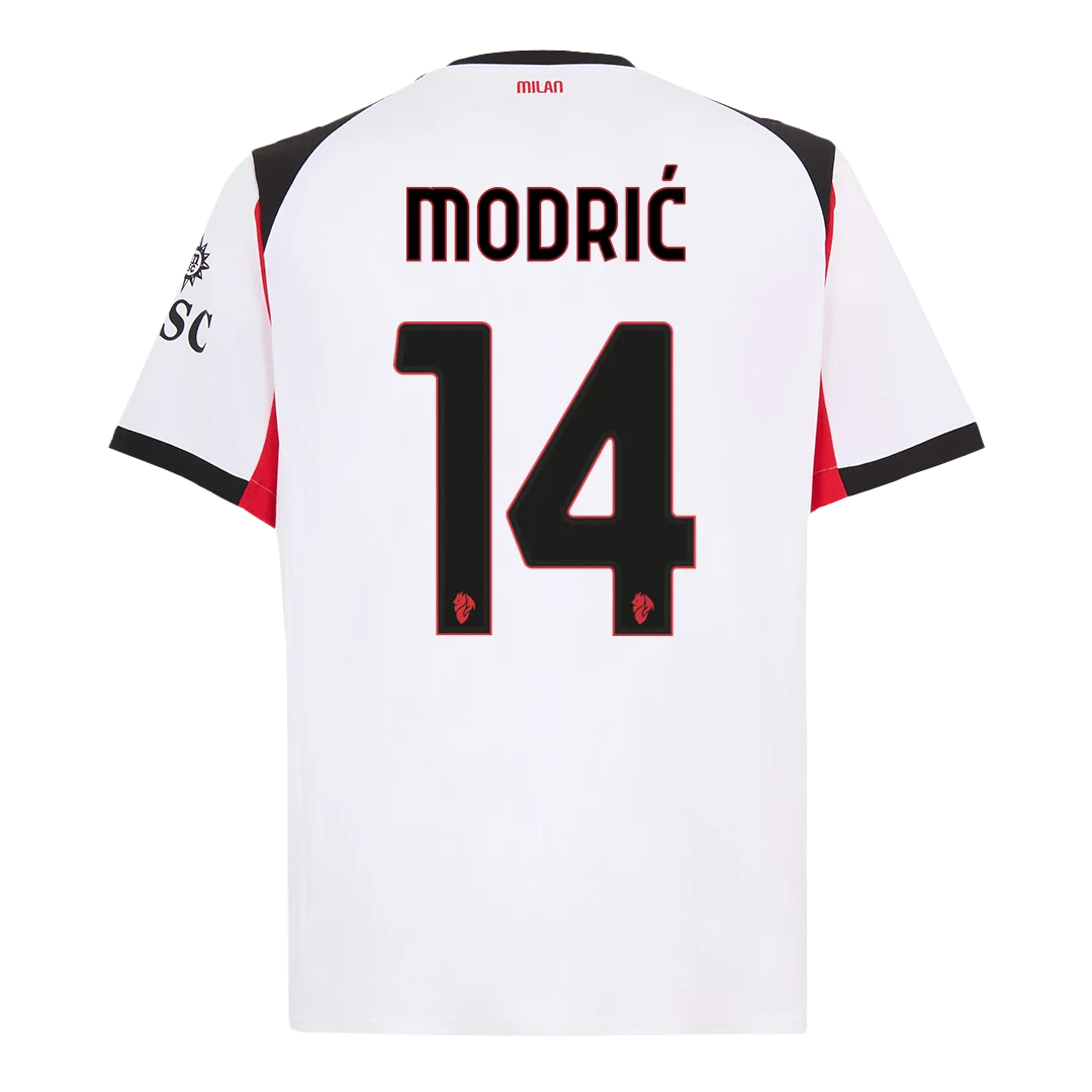 MODRIĆ #14 AC Milan Away Soccer Jersey 2025/26