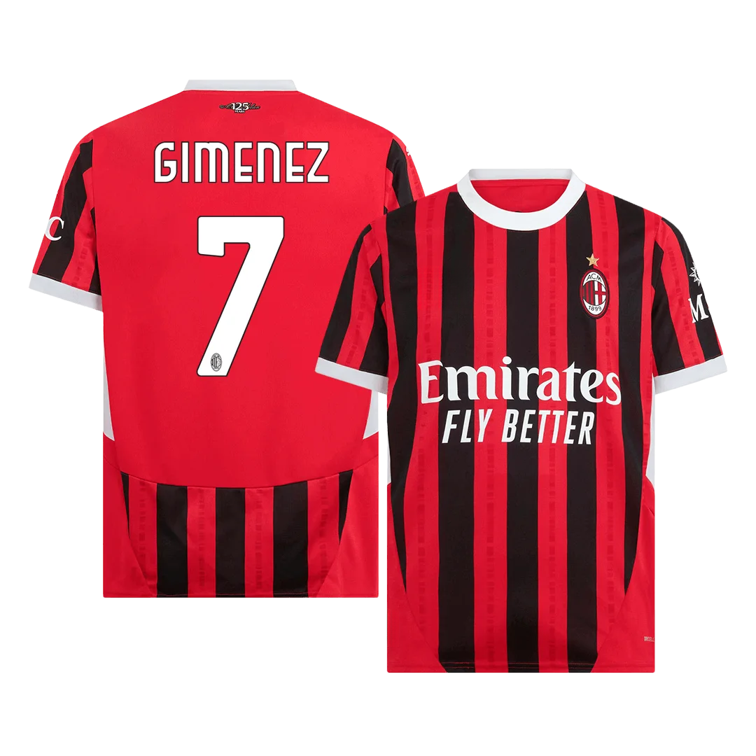 GIMENEZ #7 AC Milan Home Soccer Jersey