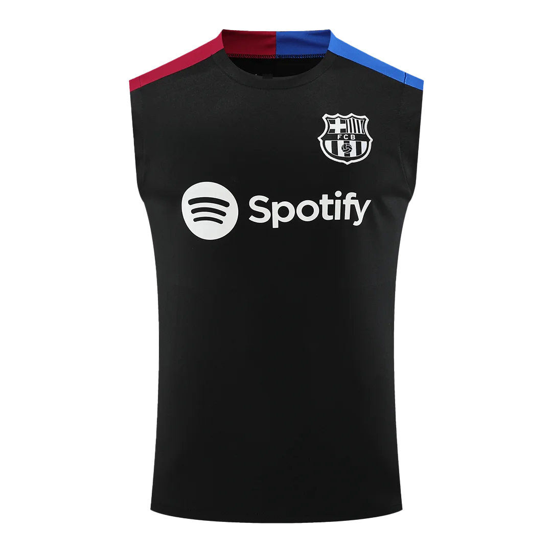 Barcelona Pre-Match Sleeveless Top Black