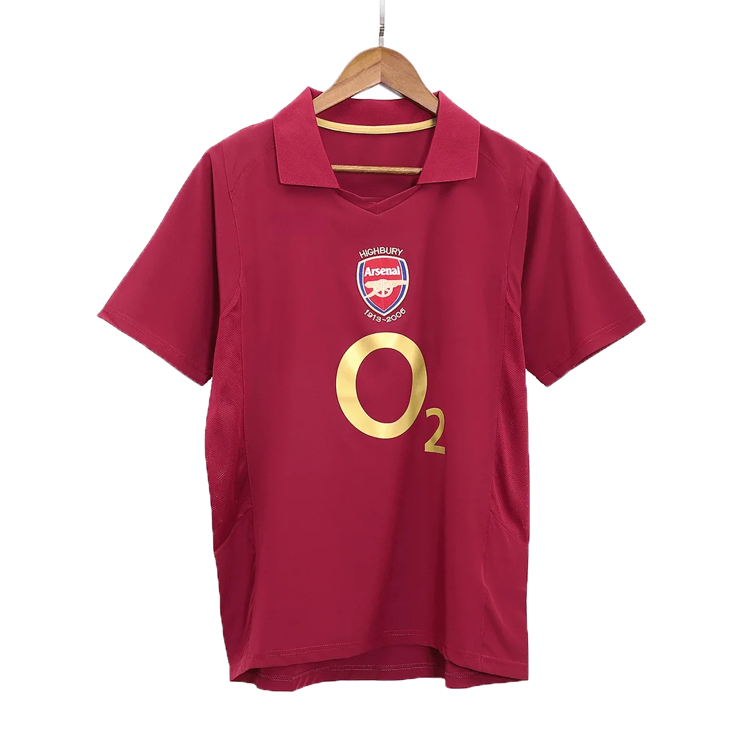 Retro Soccer Jersey HENRY #14 Arsenal Home 2005/06