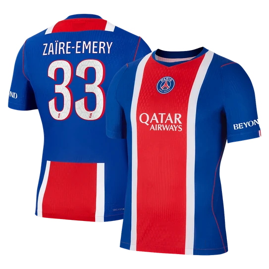 ZAÏRE-EMERY #33 PSG Home Player Version Jersey 2026/27