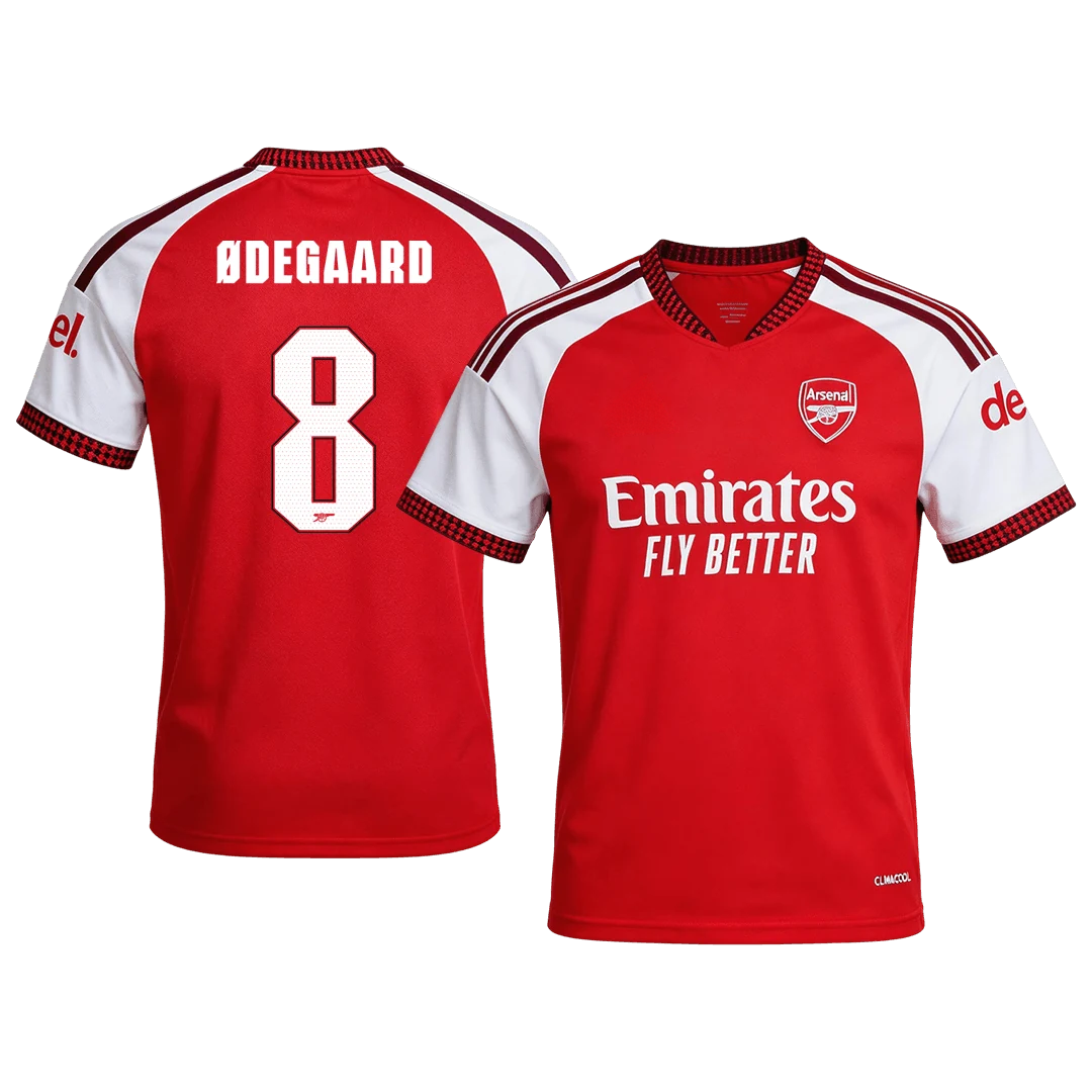 ØDEGAARD #8 Arsenal Home Soccer Jersey 2026/27 -UCL