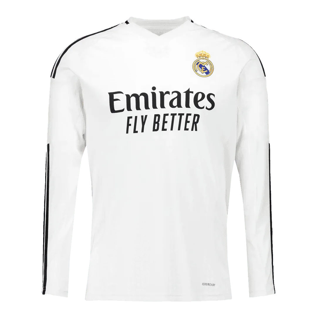 Real Madrid Home Long Sleeve Jersey