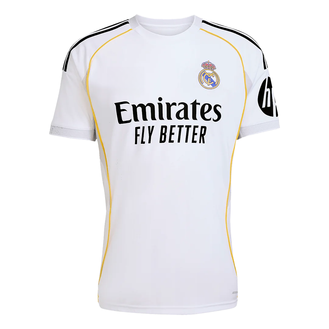 BELLINGHAM #5 Real Madrid Home Soccer Jersey 2025/26