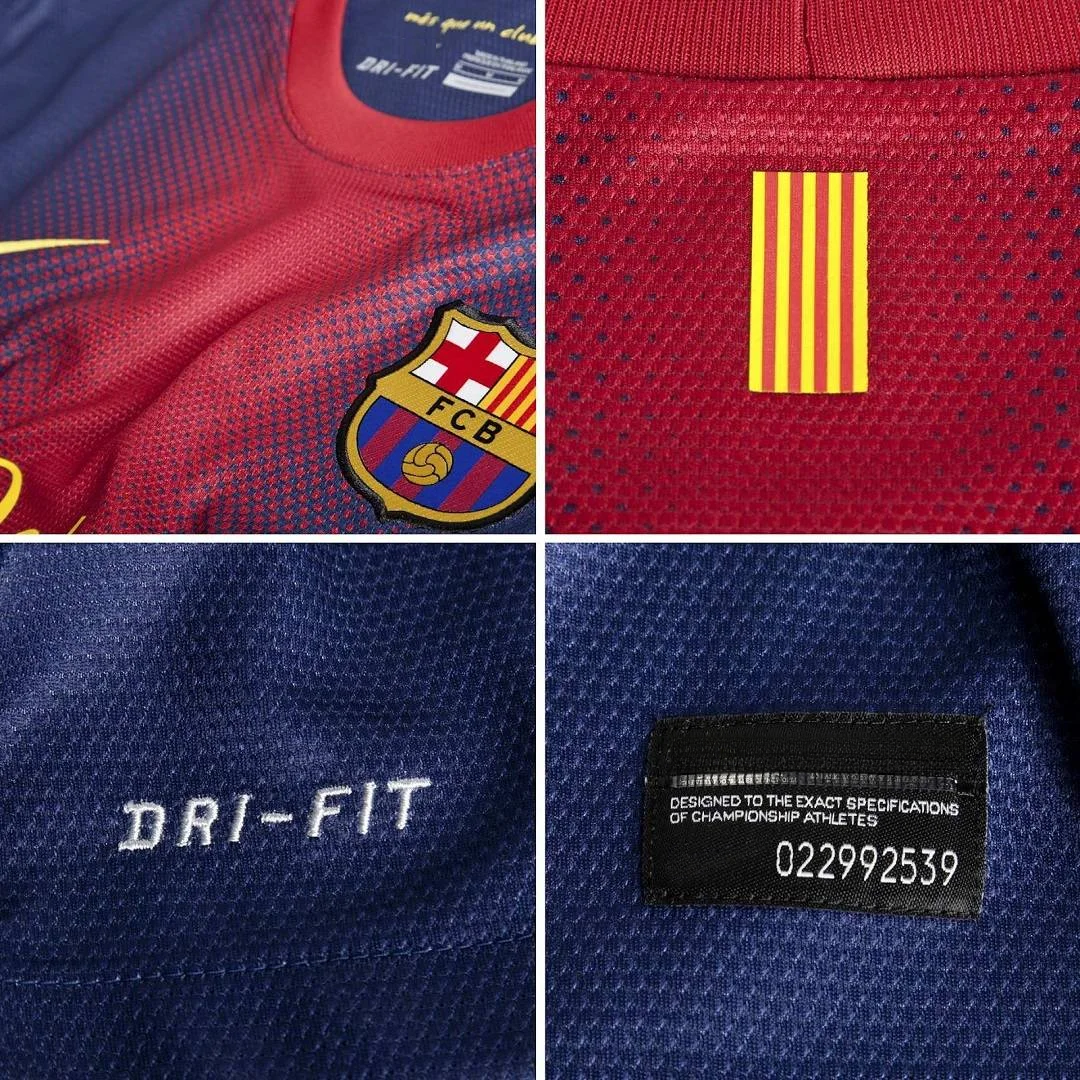 Retro Soccer Jersey Barcelona Home 2012/13