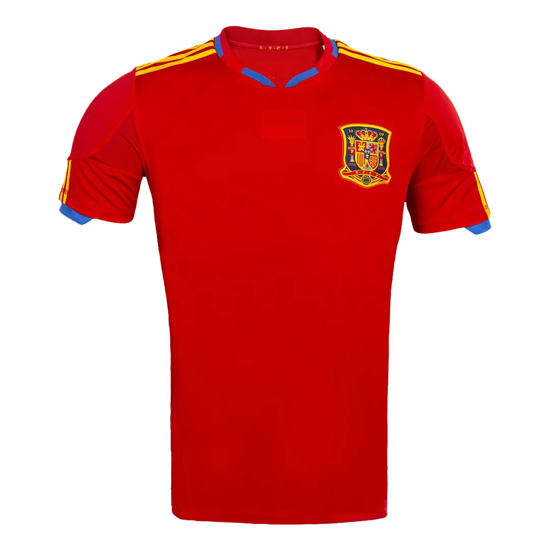 Retro Fußballtrikot Spanien Heim Weltmeisterschaft 2010