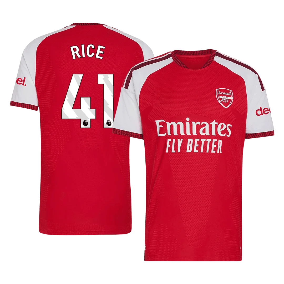 RICE #41 Arsenal Home Player Version Jersey 2026/27