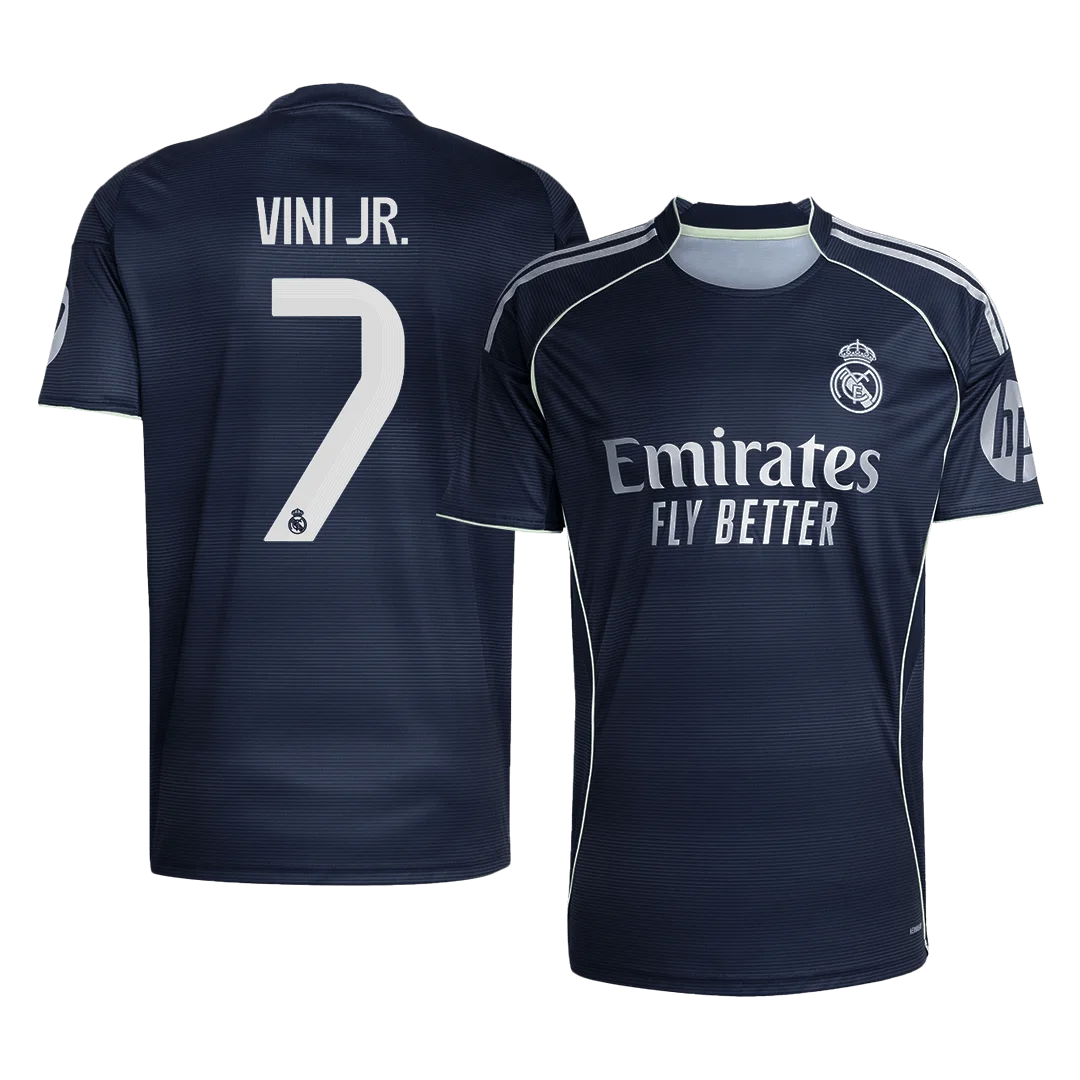 VINI JR. #7 Real Madrid Away Soccer Jersey 2025/26
