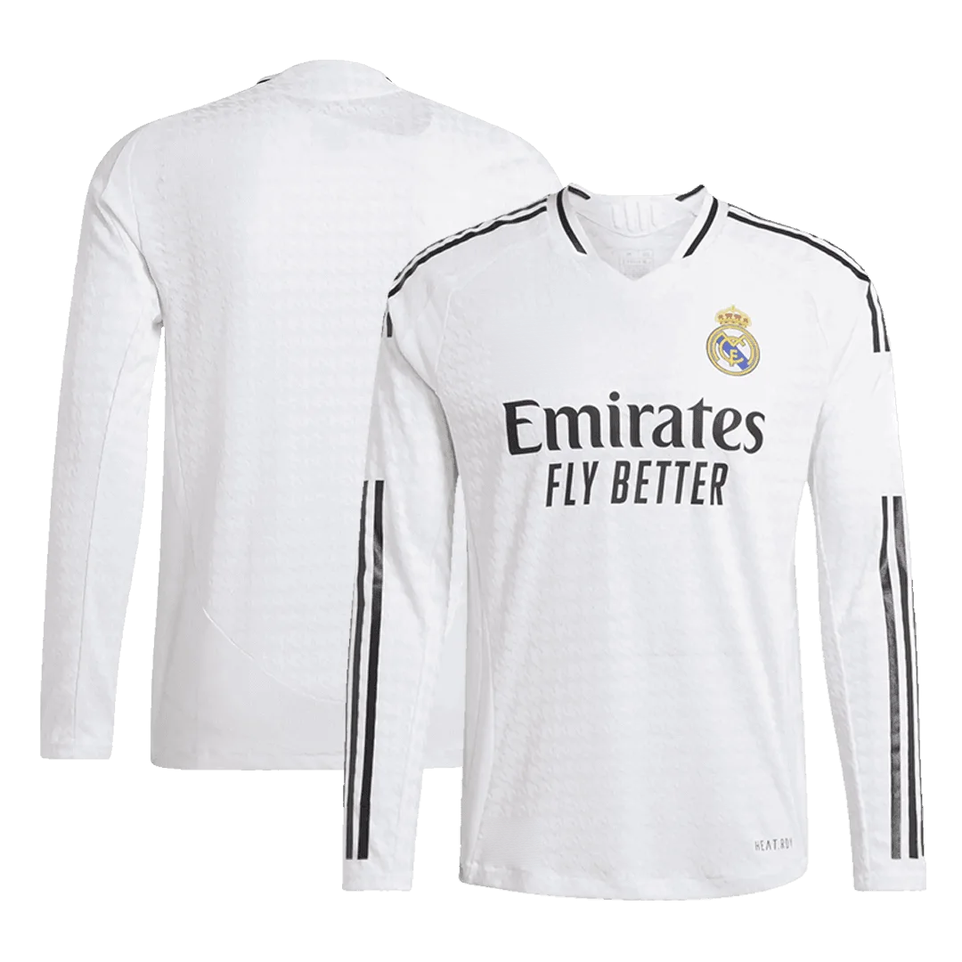 Real Madrid Home Long Sleeve Jersey