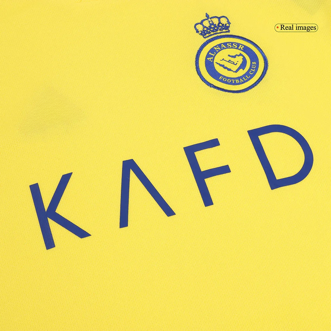 Al Nassr Home Kids Soccer Jerseys Kit