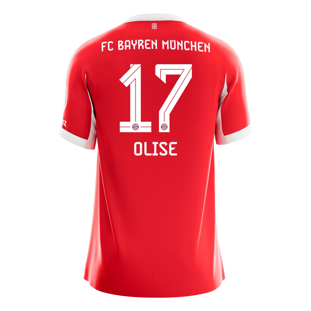 OLISE #17 Bayern Munich Home Soccer Jersey 2025/26