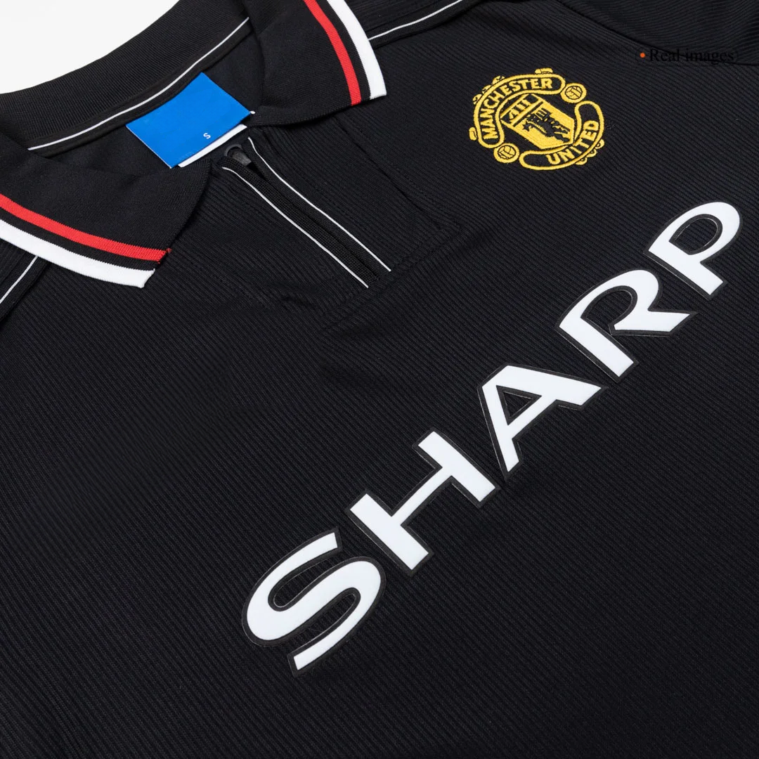 Retro Soccer Jersey Manchester United Away Long Sleeve 1998