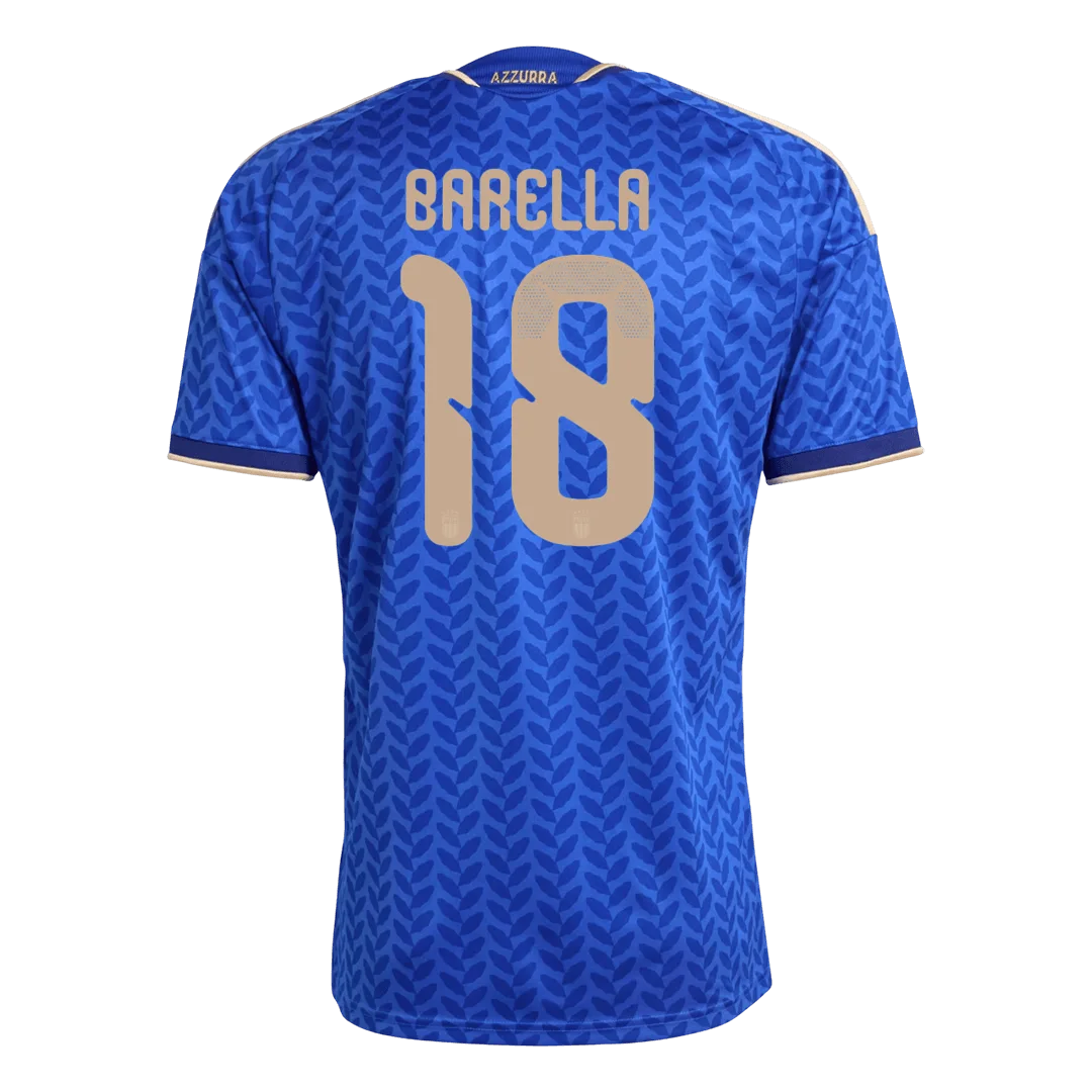 BARELLA #18 Italy Home Soccer Jersey World Cup 2026