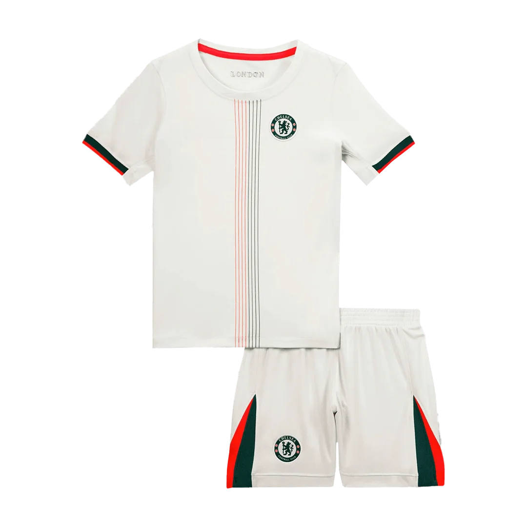 Chelsea Away Kids Soccer Jerseys Kit 2025/26