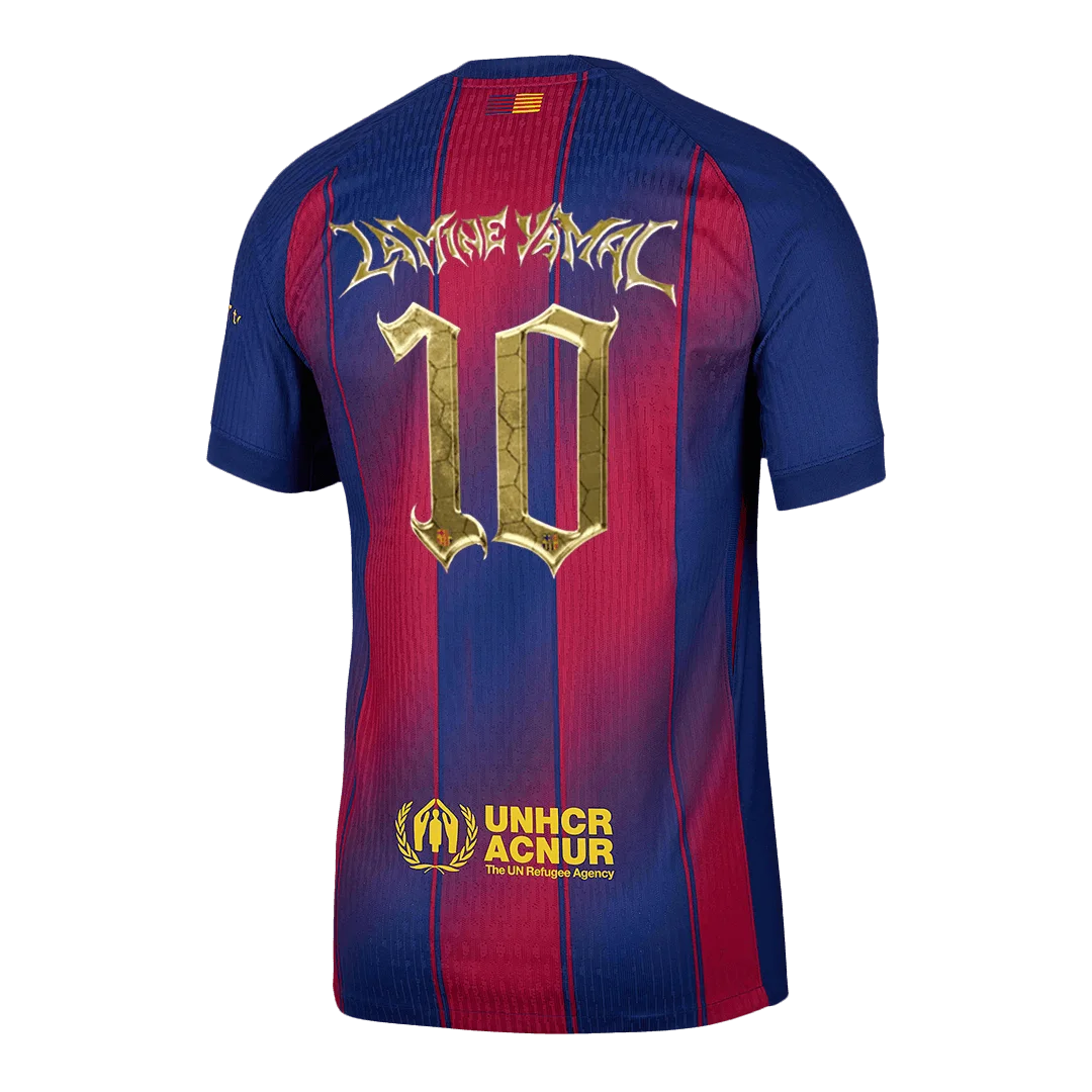 LAMINE YAMAL #10 Barcelona Home Player Version Jersey 2025/26