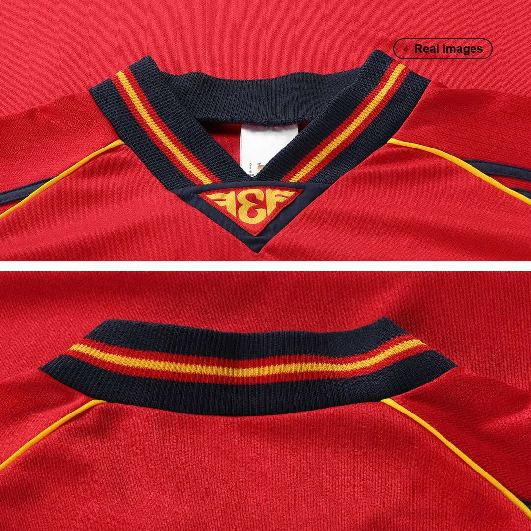 Retro-Trikot Spanien Heim Weltmeisterschaft 1998