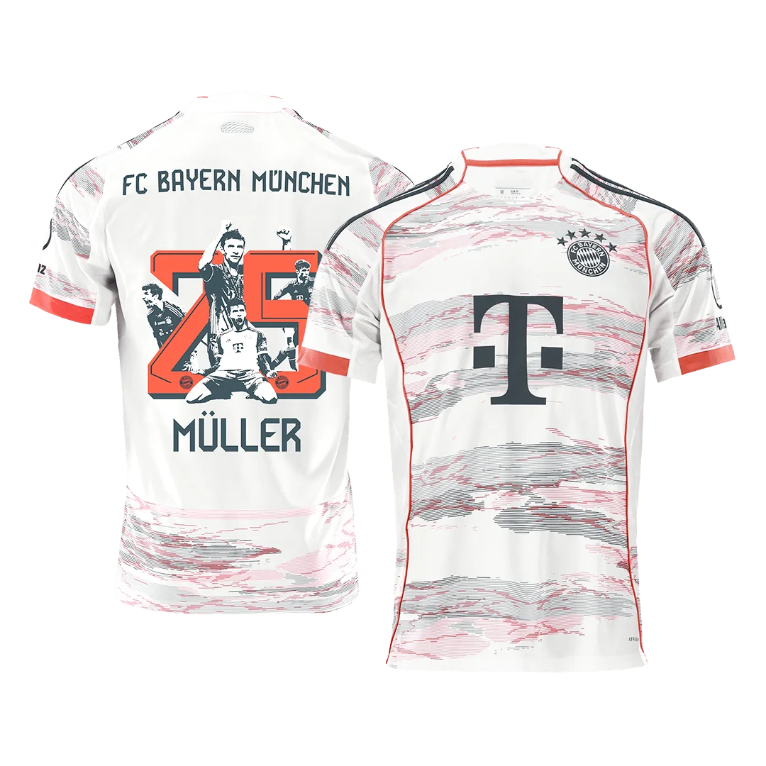 MÜLLER Special #25 Bayern Munich Away Special Soccer Jersey 2025/26