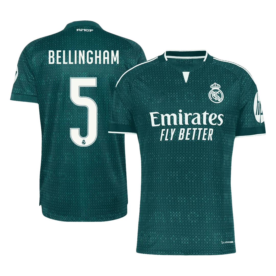 BELLINGHAM #5 Real Madrid Away Player Version Jersey 2026/27