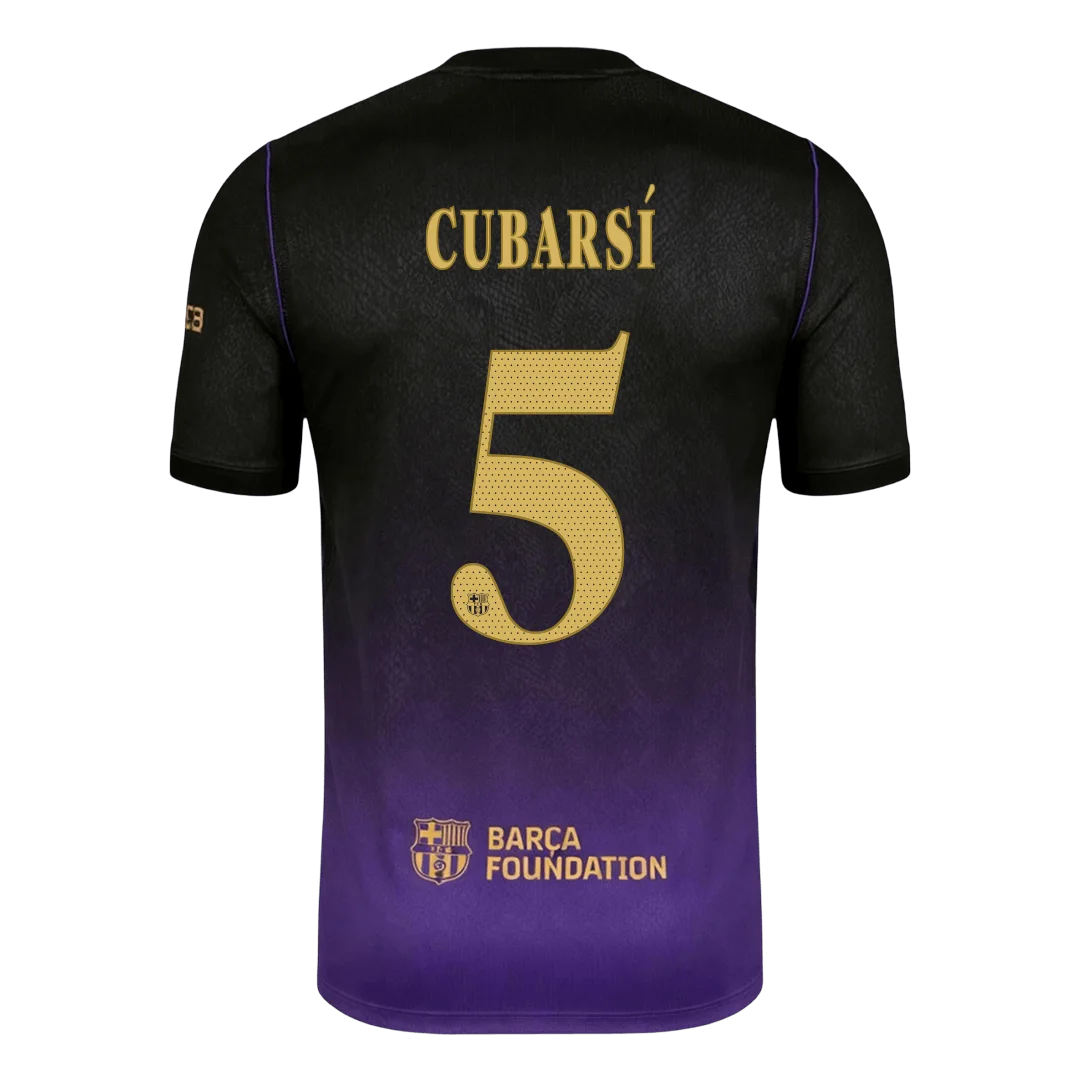 CUBARSÍ #5 Barcelona Away Soccer Jersey 2026/27 -UCL