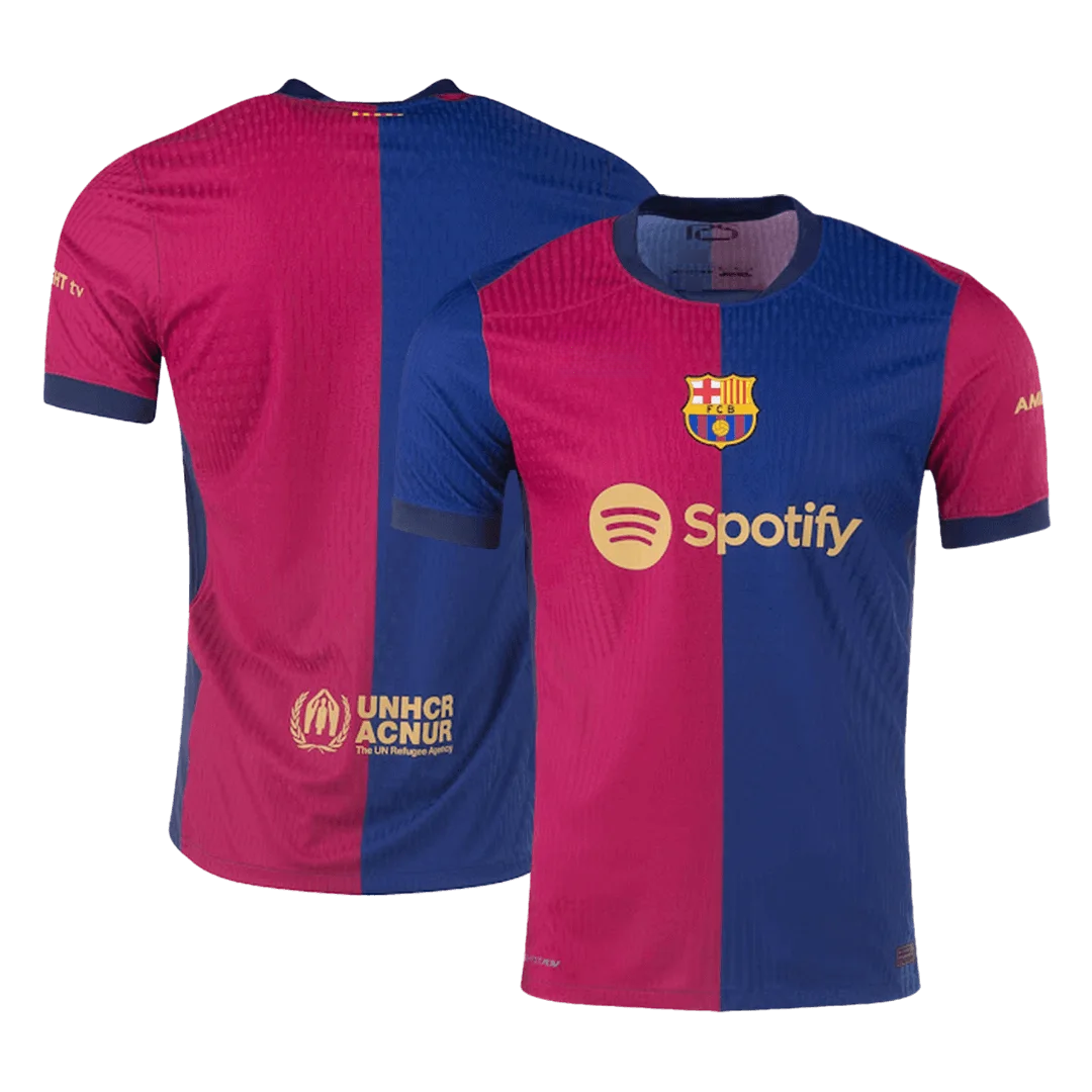 LAMINE YAMAL #19 Barcelona Home Player Version Jersey – UCL