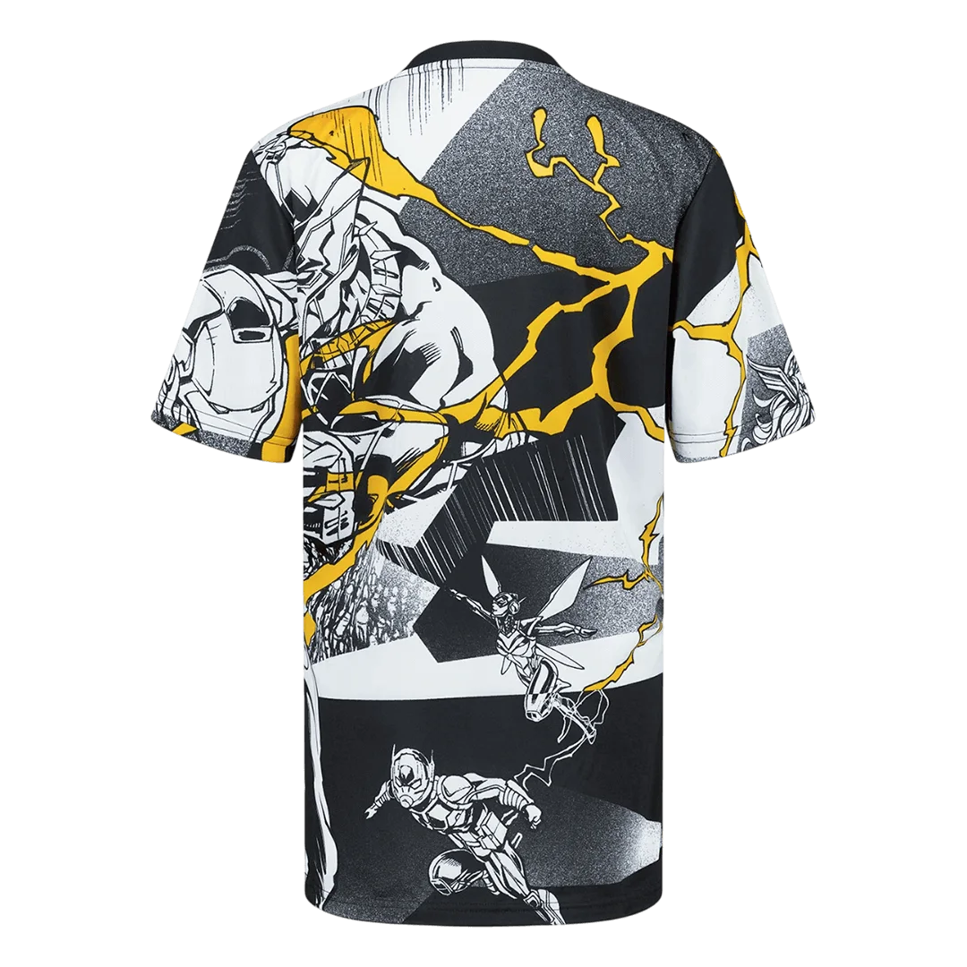 Real Madrid X Marvel Jersey 2025/26 Black&White