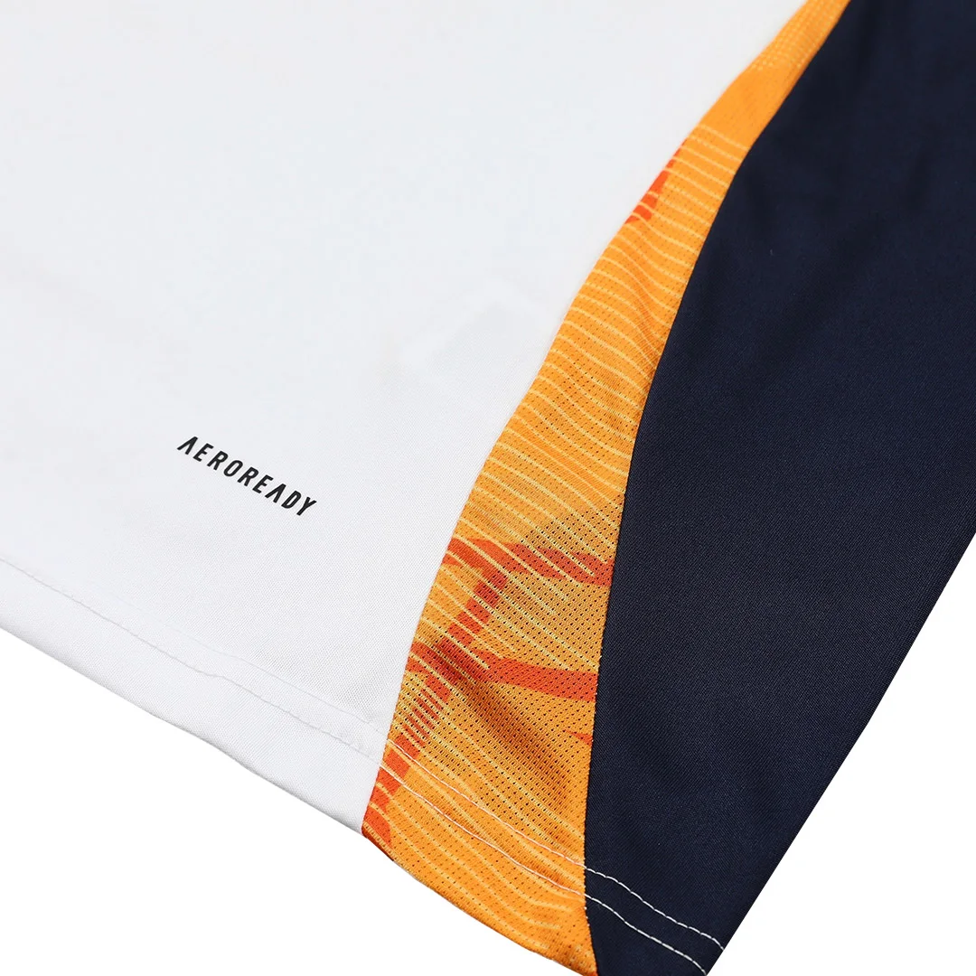 Real Madrid Pre-Match Soccer Jersey White