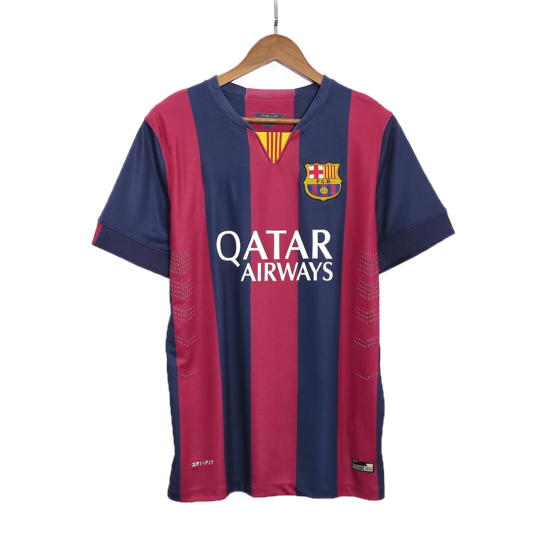 Retro Soccer Jersey NEYMAR JR #11 Barcelona Home 2014/15