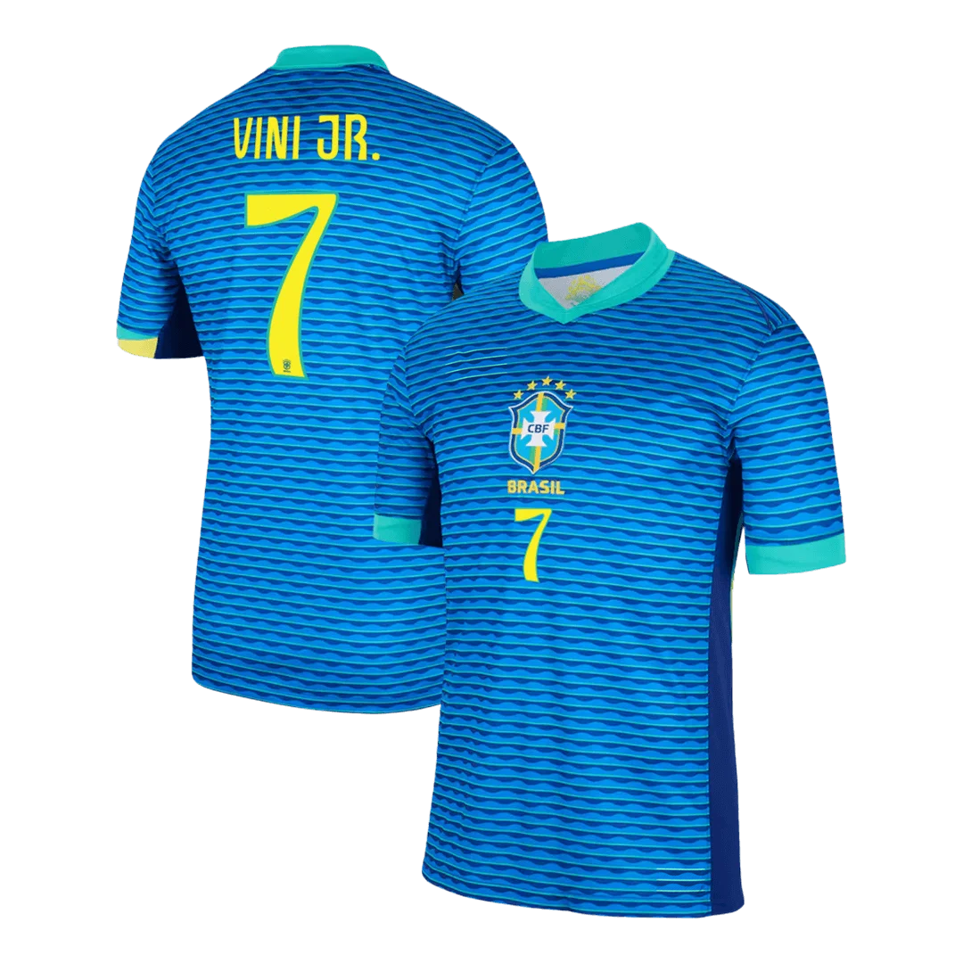 VINI JR. #7 Brazil Away Soccer Jersey Copa America