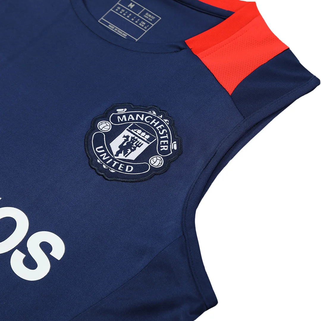 Manchester United Pre-Match Sleeveless Top Navy