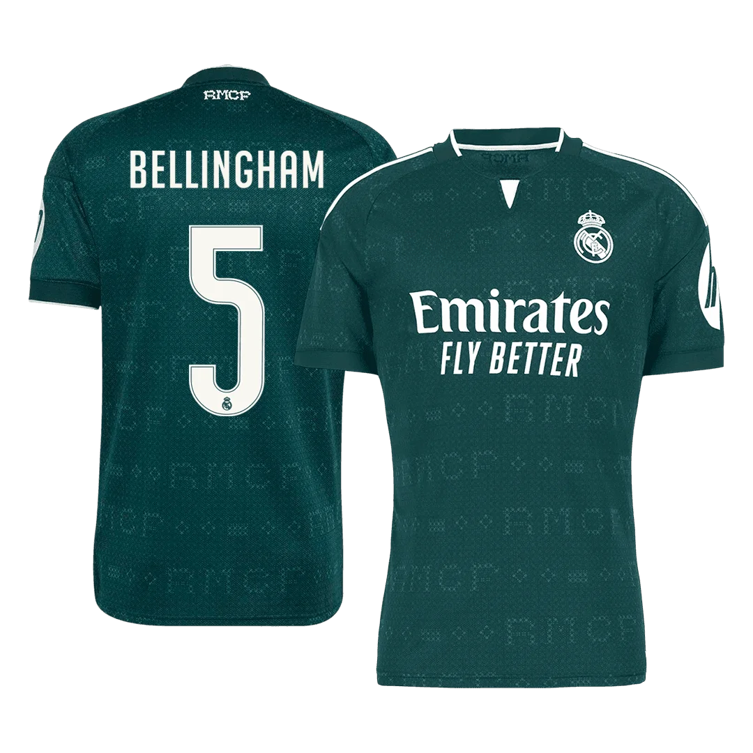 BELLINGHAM #5 Real Madrid Away Soccer Jersey 2026/27