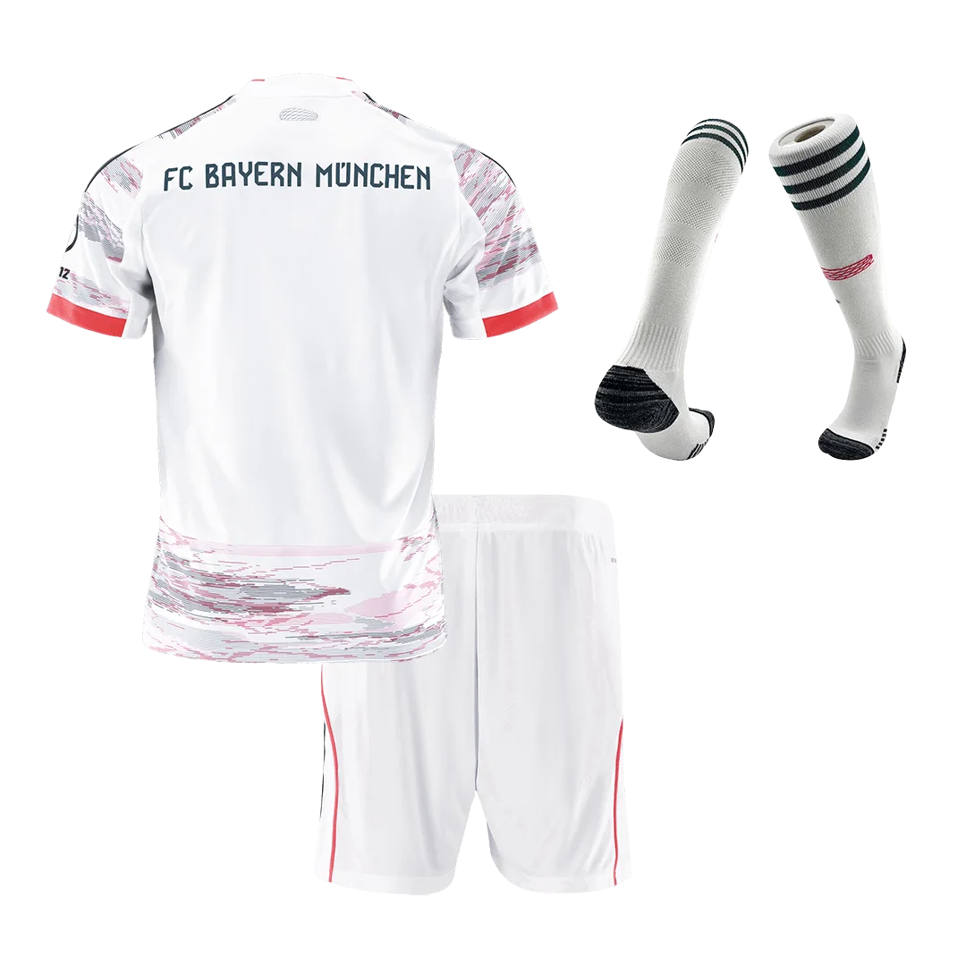 Bayern Munich Away Kids Soccer Jerseys Full Kit 2025/26