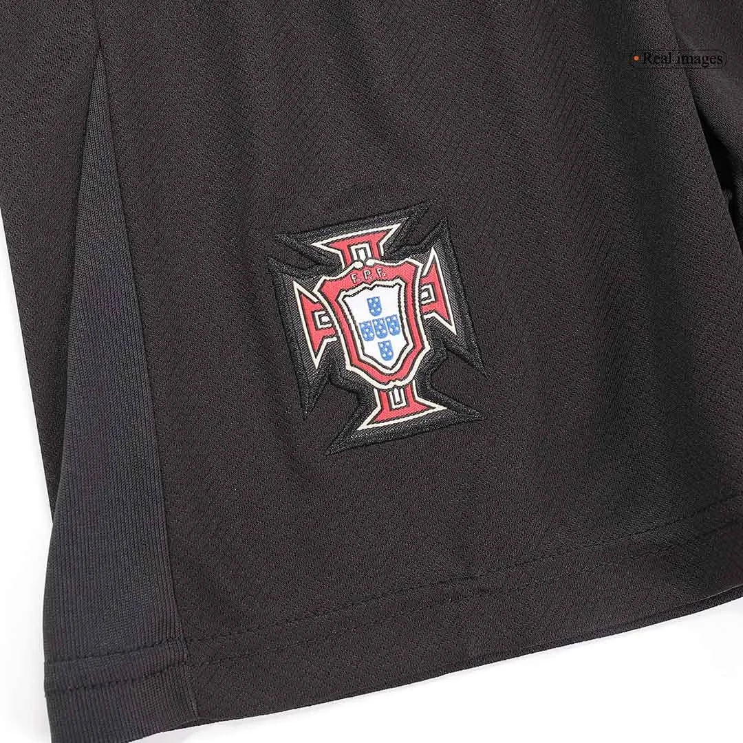 Portugal Away Kids Soccer Jerseys Full Kit EURO