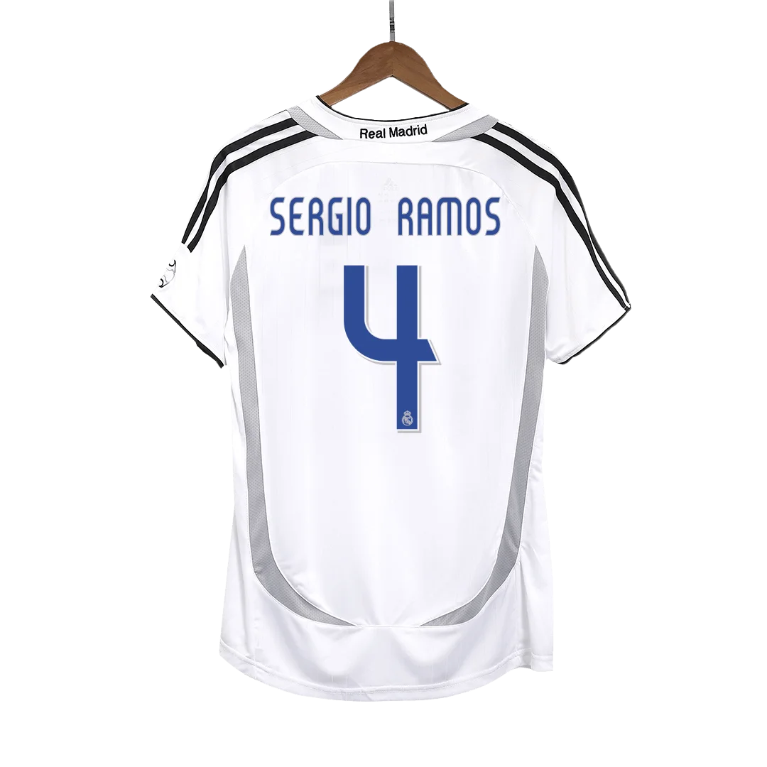 Retro Soccer Jersey SERGIO RAMOS #4 Real Madrid Home 2006/07
