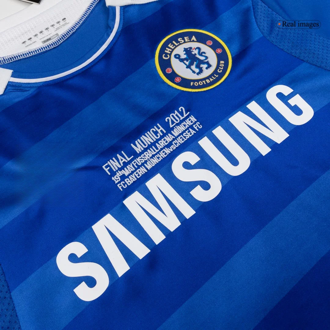 Retro Soccer Jersey Chelsea Home Long Sleeve 2011/12