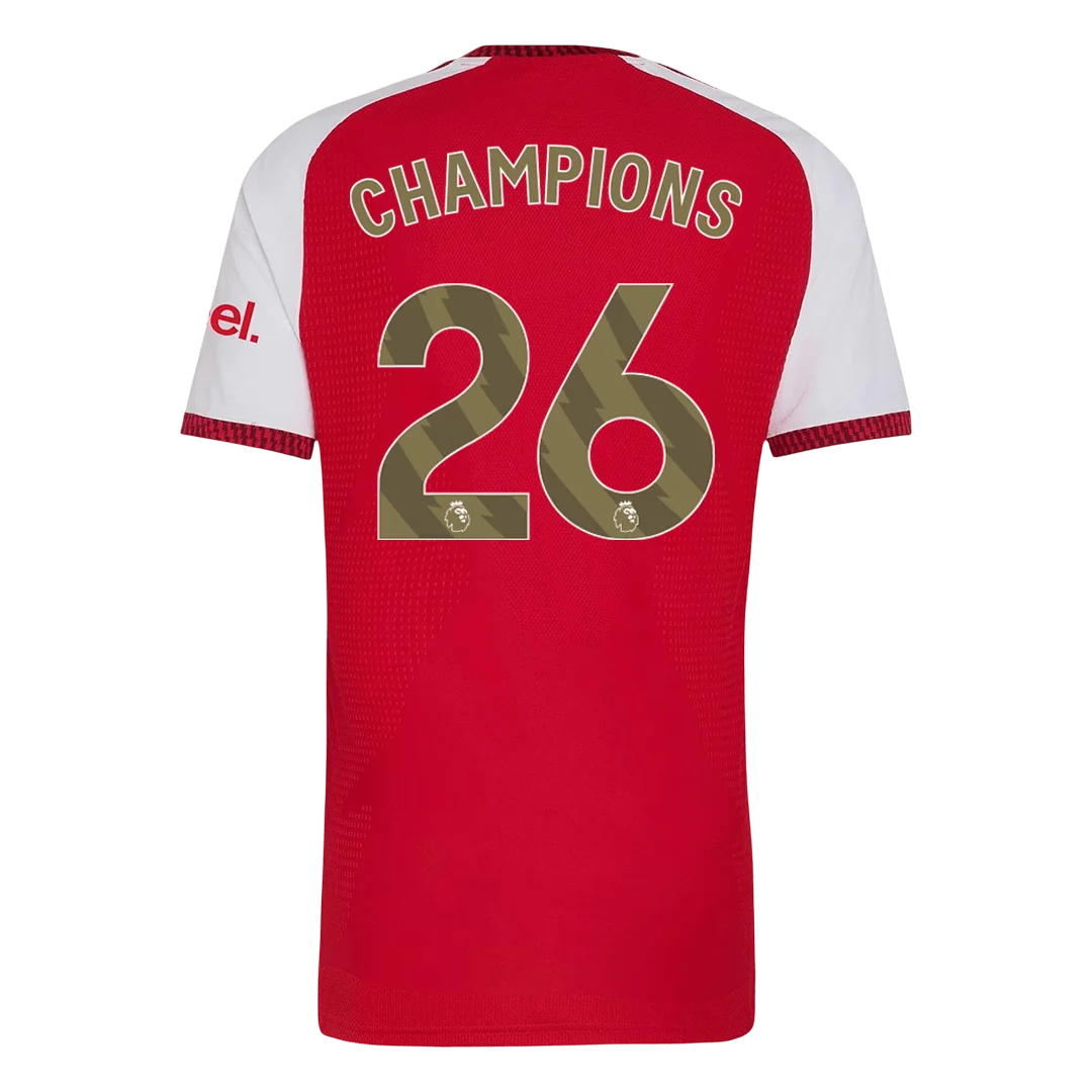 CHAMPIONS #26 Arsenal Home Player Version Jersey 2026/27
